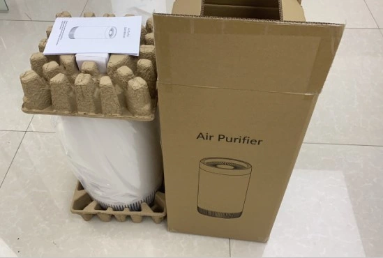 6 Stages Purification Reduce Allergies Medium Room Smoke Air Clean Ion Air Purifier with UVC for Dust Virus