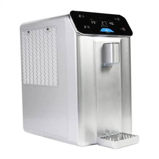 CE and CB 10L Office Desktop Atmospheric Water Generator Loading Cold Water Purifier